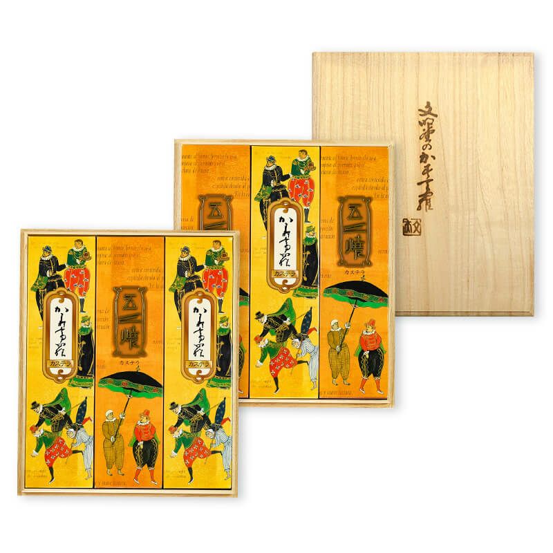 木箱カステラ 6本セット | 文明堂神戸店公式オンラインショップ