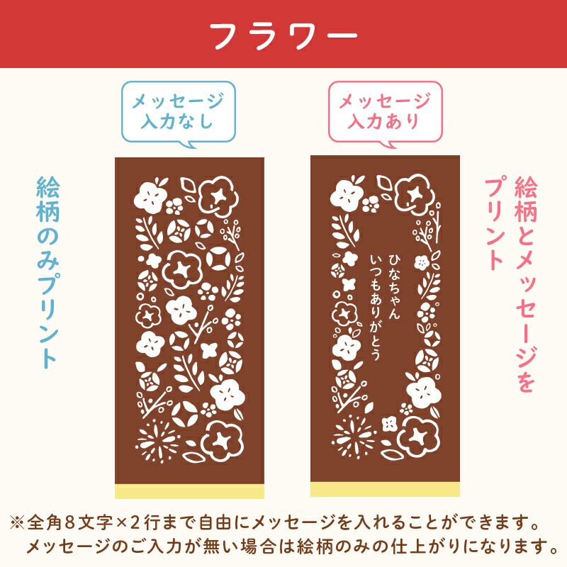 名入れカステラ 30号サイズ 詰め合わせ 小 選べる絵柄「フラワー」